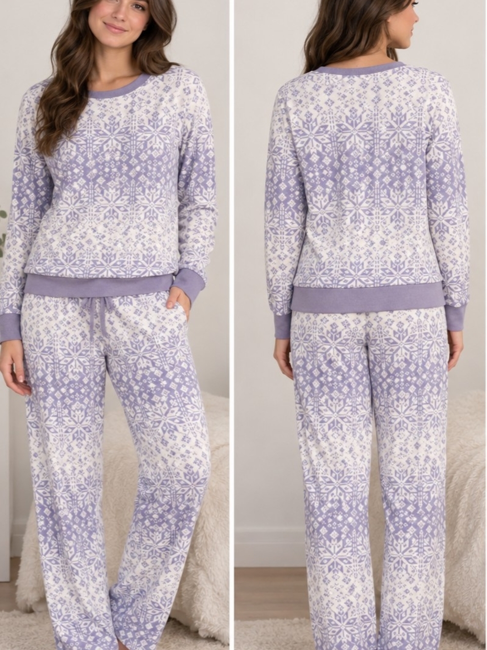 Croft & Barrow Velour Pajama Set